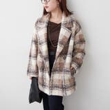 【WEB先行販売】リングチェックダブルテーラージャケット | RMAF　NICE CLAUP / OLIVE des OLIVE | 詳細画像8 