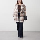 【WEB先行販売】リングチェックダブルテーラージャケット | RMAF　NICE CLAUP / OLIVE des OLIVE | 詳細画像10 
