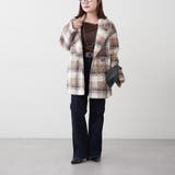 【WEB先行販売】リングチェックダブルテーラージャケット | RMAF　NICE CLAUP / OLIVE des OLIVE | 詳細画像11 