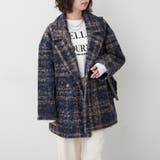 【WEB先行販売】リングチェックダブルテーラージャケット | RMAF　NICE CLAUP / OLIVE des OLIVE | 詳細画像14 