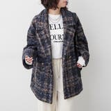【WEB先行販売】リングチェックダブルテーラージャケット | RMAF　NICE CLAUP / OLIVE des OLIVE | 詳細画像16 