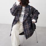【WEB先行販売】リングチェックダブルテーラージャケット | RMAF　NICE CLAUP / OLIVE des OLIVE | 詳細画像20 