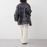 【WEB先行販売】リングチェックダブルテーラージャケット | RMAF　NICE CLAUP / OLIVE des OLIVE | 詳細画像23 
