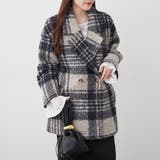 【WEB先行販売】リングチェックダブルテーラージャケット | RMAF　NICE CLAUP / OLIVE des OLIVE | 詳細画像25 