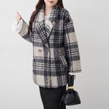 【WEB先行販売】リングチェックダブルテーラージャケット | RMAF　NICE CLAUP / OLIVE des OLIVE | 詳細画像26 