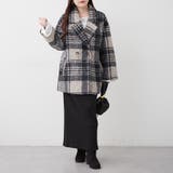 【WEB先行販売】リングチェックダブルテーラージャケット | RMAF　NICE CLAUP / OLIVE des OLIVE | 詳細画像32 