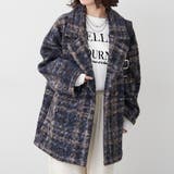 ネイビー | リングチェックダブルテーラージャケット | RMAF　NICE CLAUP / OLIVE des OLIVE