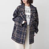 ネイビー | 【WEB先行販売】リングチェックダブルテーラージャケット | RMAF　NICE CLAUP / OLIVE des OLIVE