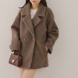 ブラウン | 【WEB先行販売】リングダブルテーラージャケット | RMAF　NICE CLAUP / OLIVE des OLIVE