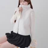 アイボリー | ラビット風ファーダブルジップベスト | RMAF　NICE CLAUP / OLIVE des OLIVE