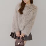 フォックス風ノーカラージャケット | RMAF　NICE CLAUP / OLIVE des OLIVE | 詳細画像2 