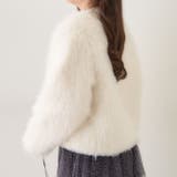 フォックス風ノーカラー ファーコート | RMAF　NICE CLAUP / OLIVE des OLIVE | 詳細画像38 