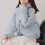サックス | 【5色展開】中綿ショートブルゾン | RMAF NICE CLAUP / OLIVE des OLIVE
