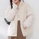 ボア×キルト切替スタンドブルゾン | RMAF NICE CLAUP / OLIVE des OLIVE | 詳細画像3