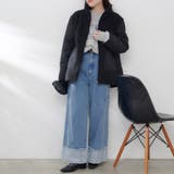 ボア×キルト切替スタンドブルゾン | RMAF NICE CLAUP / OLIVE des OLIVE | 詳細画像27