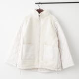 ボア×キルト切替スタンドブルゾン | RMAF NICE CLAUP / OLIVE des OLIVE | 詳細画像30