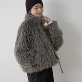 【nane】ミックスファーブルゾン | RMAF NICE CLAUP / OLIVE des OLIVE | 詳細画像7