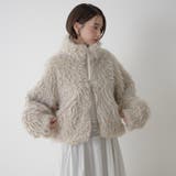 【nane】ミックスファーブルゾン | RMAF NICE CLAUP / OLIVE des OLIVE | 詳細画像17