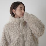 【nane】ミックスファーブルゾン | RMAF NICE CLAUP / OLIVE des OLIVE | 詳細画像19