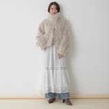 【nane】ミックスファーブルゾン | RMAF NICE CLAUP / OLIVE des OLIVE | 詳細画像22