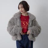 【nane】ミックスファーブルゾン | RMAF NICE CLAUP / OLIVE des OLIVE | 詳細画像26