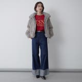 【nane】ミックスファーブルゾン | RMAF NICE CLAUP / OLIVE des OLIVE | 詳細画像33