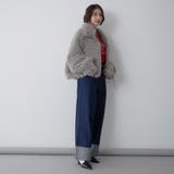 【nane】ミックスファーブルゾン | RMAF NICE CLAUP / OLIVE des OLIVE | 詳細画像34