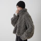 【nane】ミックスファーブルゾン | RMAF NICE CLAUP / OLIVE des OLIVE | 詳細画像2