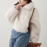 アイボリー | ミックスファー2WAYブルゾン | RMAF　NICE CLAUP / OLIVE des OLIVE