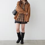 衿合皮ステンカラーブルゾン | RMAF NICE CLAUP / OLIVE des OLIVE | 詳細画像8