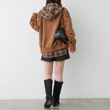 衿合皮ステンカラーブルゾン | RMAF NICE CLAUP / OLIVE des OLIVE | 詳細画像9