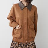 衿合皮ステンカラーブルゾン | RMAF NICE CLAUP / OLIVE des OLIVE | 詳細画像11