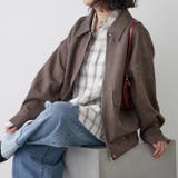 衿合皮ステンカラーブルゾン | RMAF NICE CLAUP / OLIVE des OLIVE | 詳細画像16