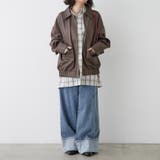 衿合皮ステンカラーブルゾン | RMAF NICE CLAUP / OLIVE des OLIVE | 詳細画像21