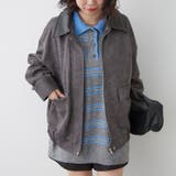 衿合皮ステンカラーブルゾン | RMAF NICE CLAUP / OLIVE des OLIVE | 詳細画像25