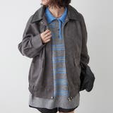 衿合皮ステンカラーブルゾン | RMAF NICE CLAUP / OLIVE des OLIVE | 詳細画像26