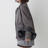 衿合皮ステンカラーブルゾン | RMAF NICE CLAUP / OLIVE des OLIVE | 詳細画像27