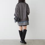 衿合皮ステンカラーブルゾン | RMAF NICE CLAUP / OLIVE des OLIVE | 詳細画像32