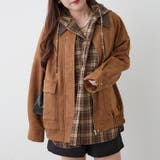 衿合皮ステンカラーブルゾン | RMAF NICE CLAUP / OLIVE des OLIVE | 詳細画像2