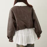 【丈の長さを選べる】ティペット付合皮ブルゾン | RMAF NICE CLAUP / OLIVE des OLIVE | 詳細画像14