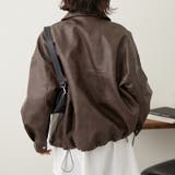 【丈の長さを選べる】ティペット付合皮ブルゾン | RMAF NICE CLAUP / OLIVE des OLIVE | 詳細画像18