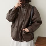 【丈の長さを選べる】ティペット付合皮ブルゾン | RMAF NICE CLAUP / OLIVE des OLIVE | 詳細画像20
