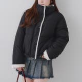 ブラック | 【リバーシブルで着れる】5色展開 中綿ブルゾン | RMAF NICE CLAUP / OLIVE des OLIVE