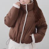 ブラウン | 【リバーシブルで着れる】5色展開 中綿ブルゾン | RMAF NICE CLAUP / OLIVE des OLIVE