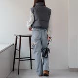 裾シャーリングベスト | NICE CLAUP / OLIVE des OLIVE OUTLET | 詳細画像25