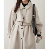 【WEB先行販売】アレンジカラーロング丈コート | RMAF　NICE CLAUP / OLIVE des OLIVE | 詳細画像5 