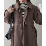 【WEB先行販売】アレンジカラーロング丈コート | RMAF　NICE CLAUP / OLIVE des OLIVE | 詳細画像17 
