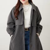 アレンジカラーロング丈コート | RMAF　NICE CLAUP / OLIVE des OLIVE | 詳細画像25 