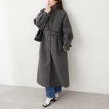 アレンジカラーロング丈コート | RMAF　NICE CLAUP / OLIVE des OLIVE | 詳細画像36 