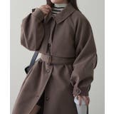 【WEB先行販売】アレンジカラーロング丈コート | RMAF　NICE CLAUP / OLIVE des OLIVE | 詳細画像18 
